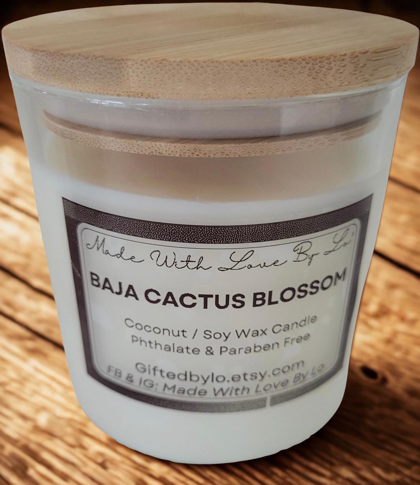 14 oz Hand poured soy wax candle