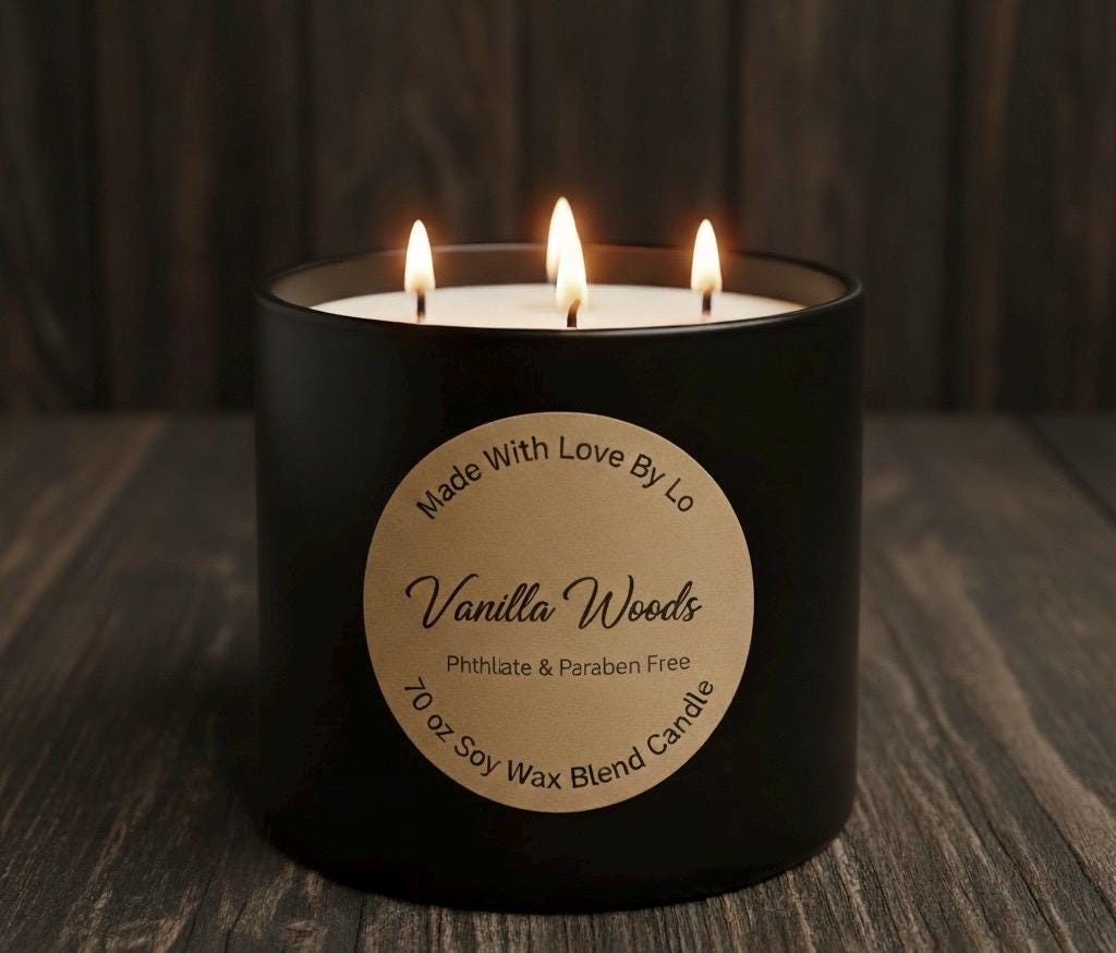 JUMBO CANDLE 70 oz Extra Large Candle Big Ass Candle