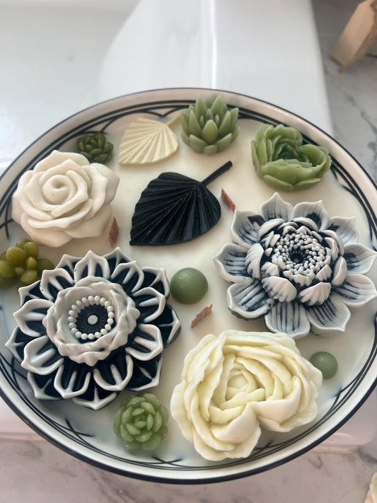 Artisan Flower Garden Candle