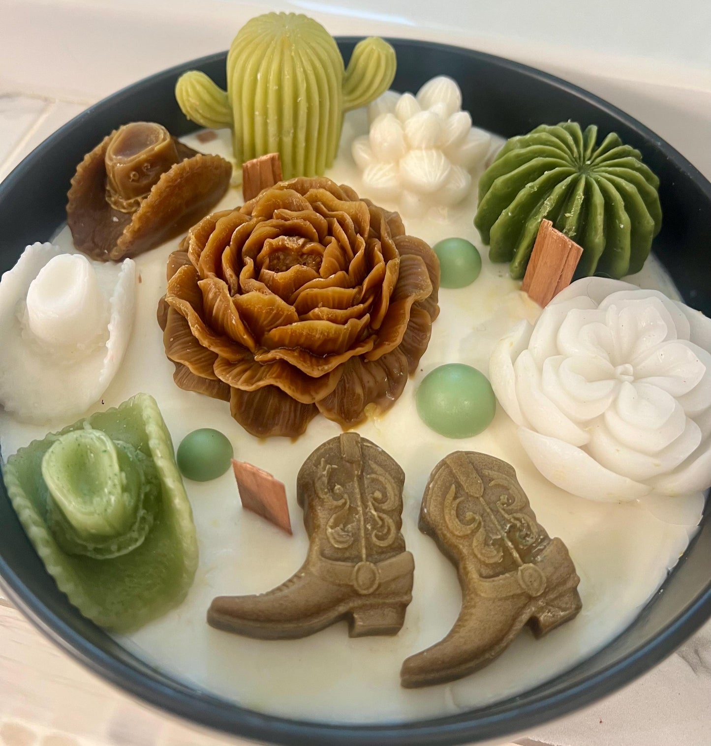 Artisan Cowboy Candle